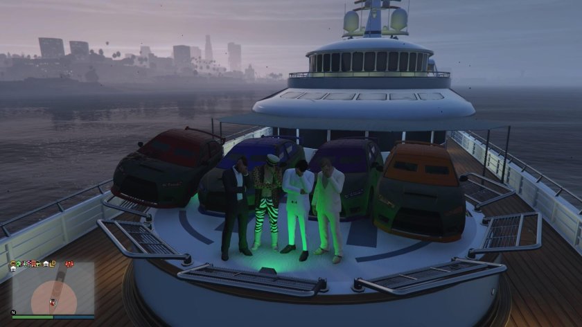 GTA online яхта