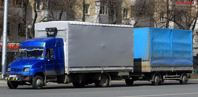 ЗИЛ 5301 со спальником с прицепом