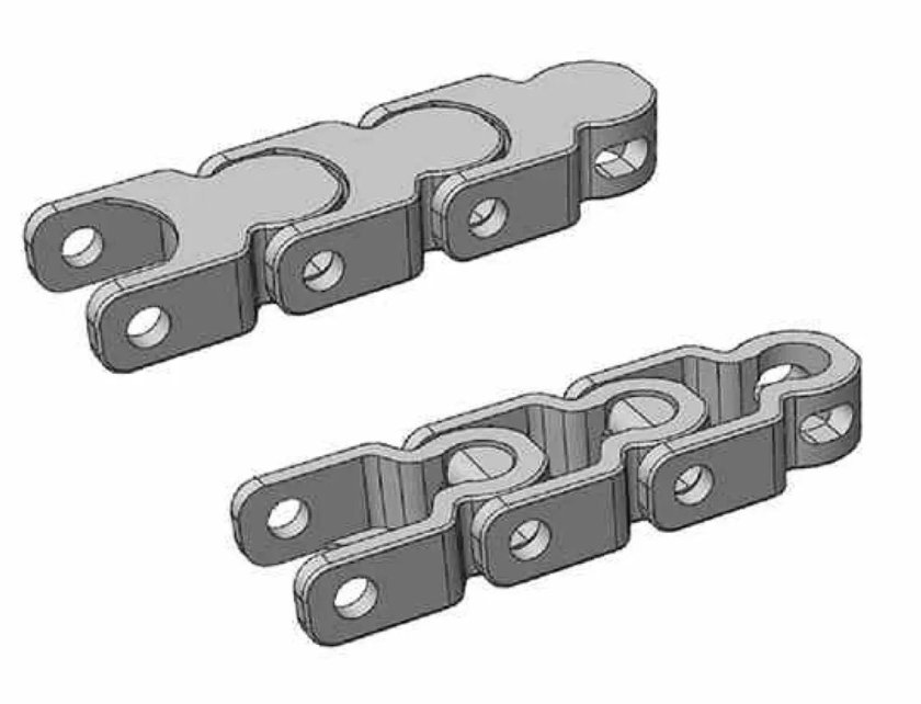 Карданная (бипланарная) пластиковая цепь 1700