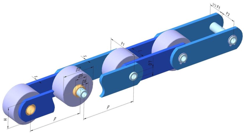 Цепь м80-1-80-1
