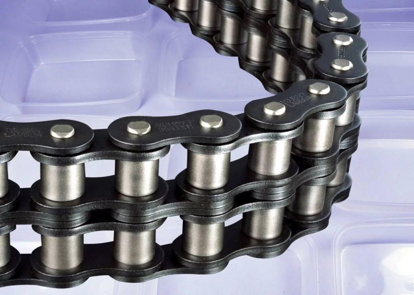 Цепь приводная роликовая двухрядная