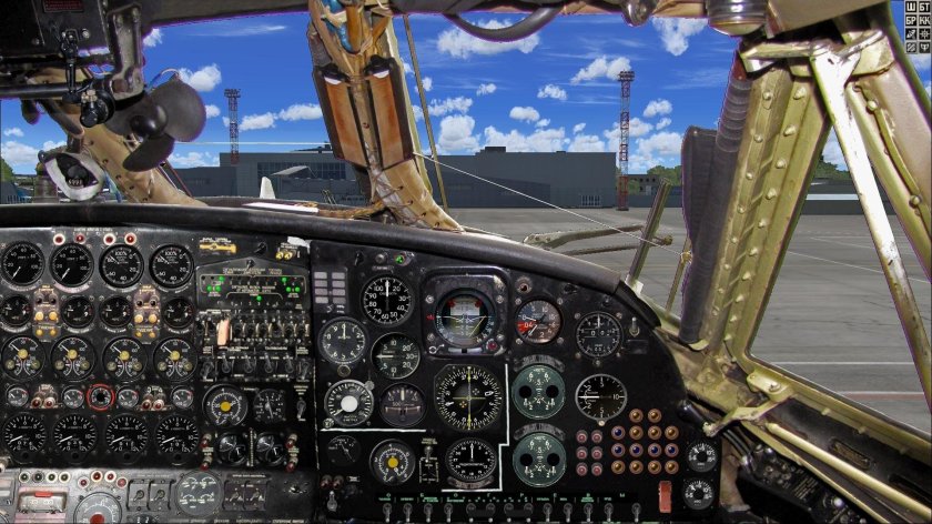 АН 12 кабина