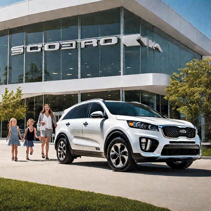 Киа джип белый