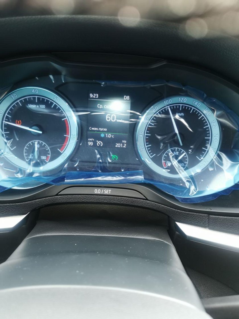 Приборка Октавия а 7 FL