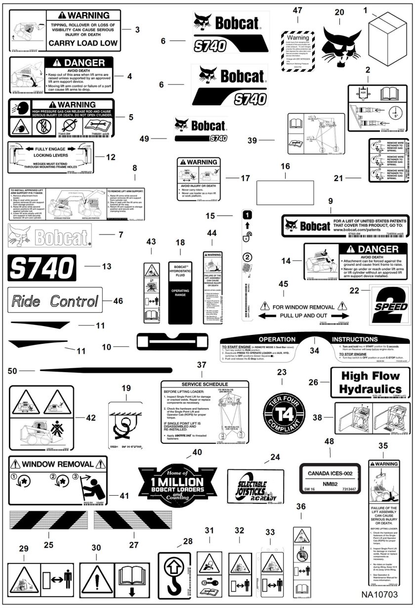 Бобкэт погрузчик наклейки