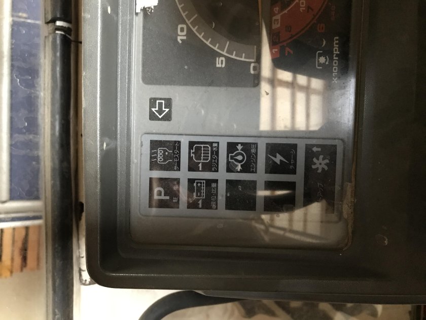 Yanmar f215 приборная панель