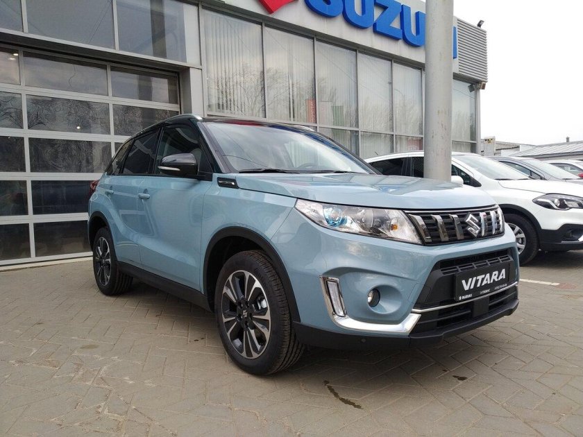 Сузуки Витара голубая