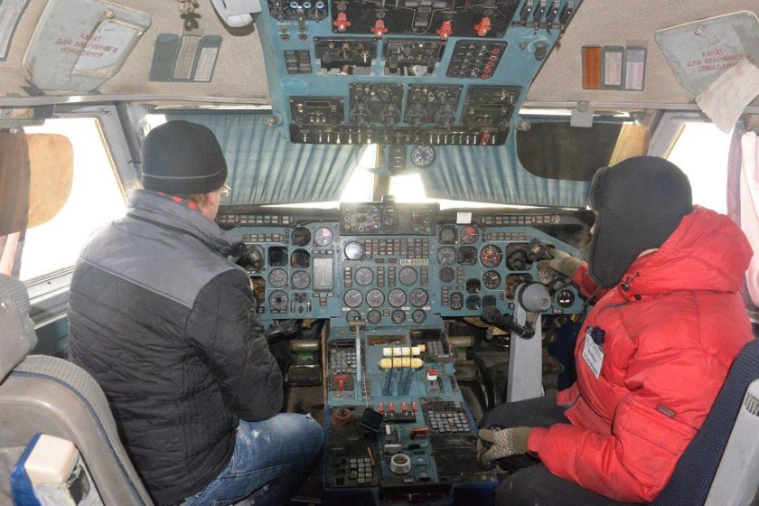 Ил-86 кабина