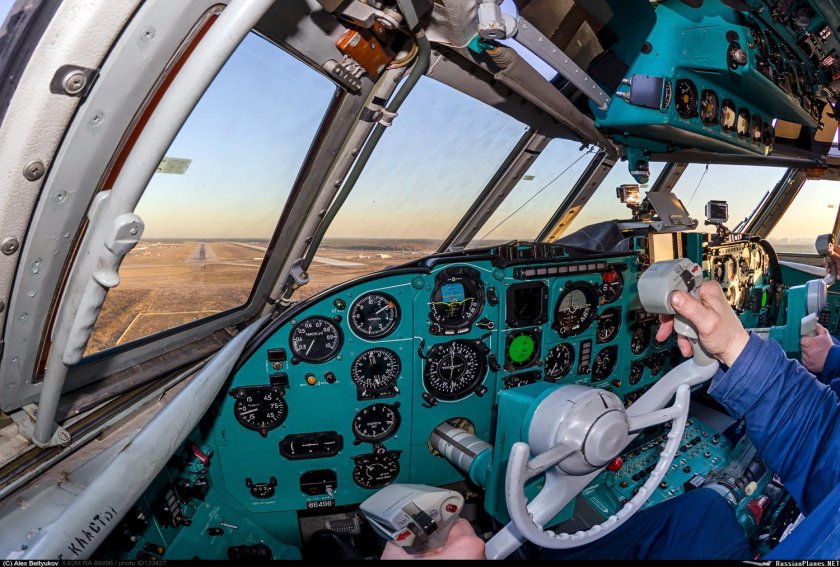 Ил-62 кабина