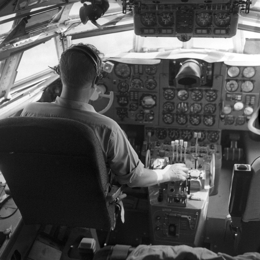 Ил-62 самолёт кабина