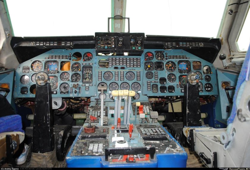Ил-86 кабина