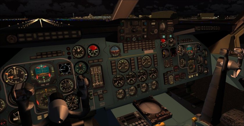 Ил-86 кабина