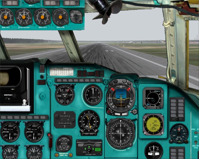 Приборная панель ил 76