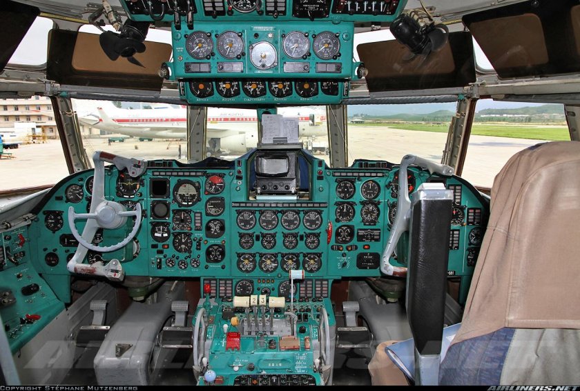 Ил-62 самолёт кабина