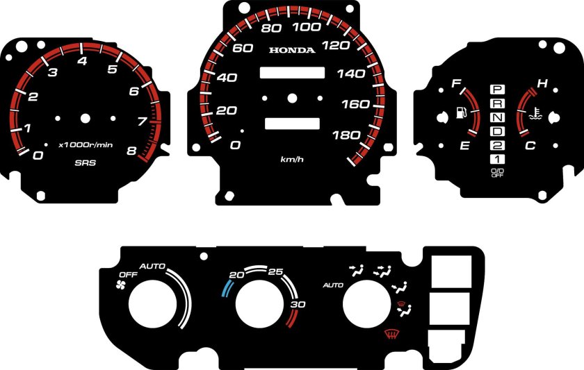 Шкала приборной панели