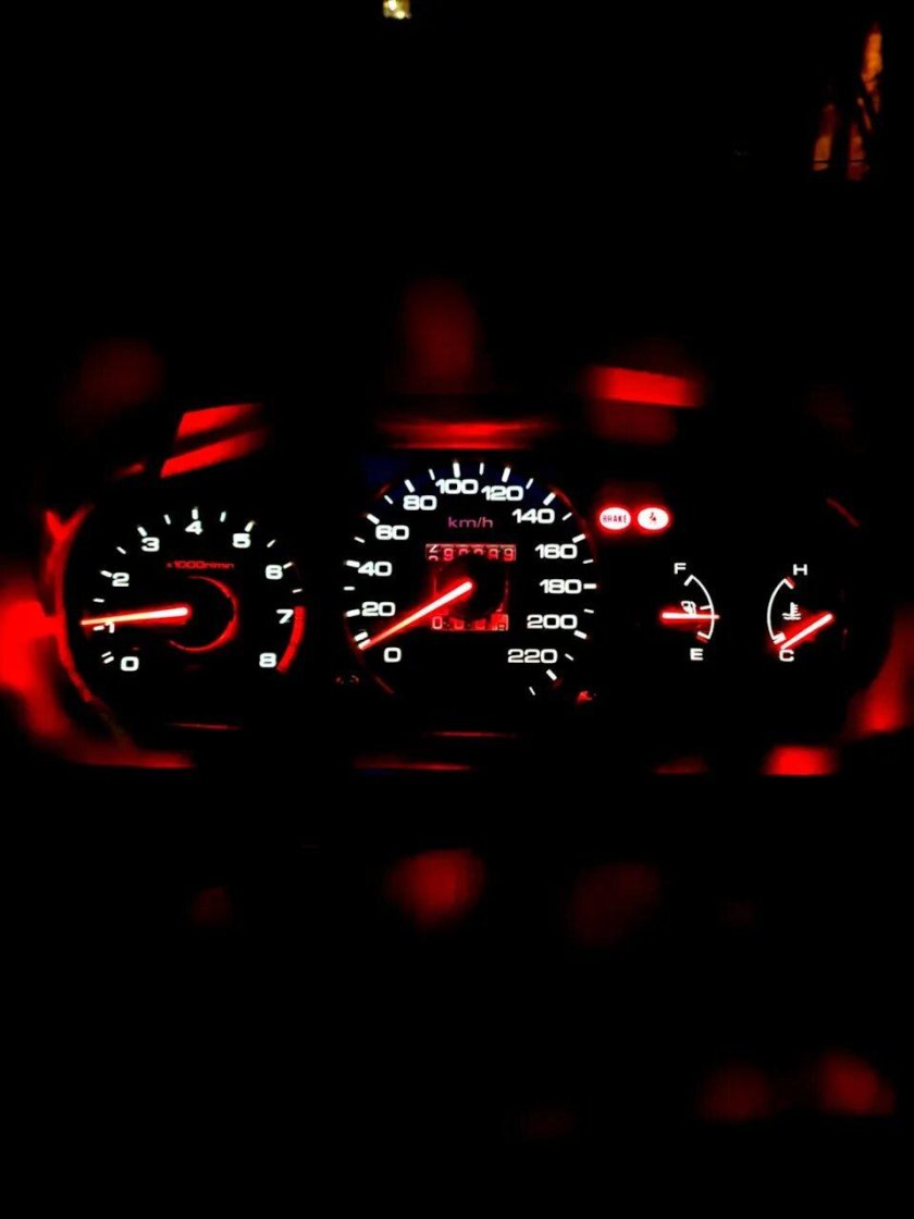 Пересвет приборной панели CRV rd1