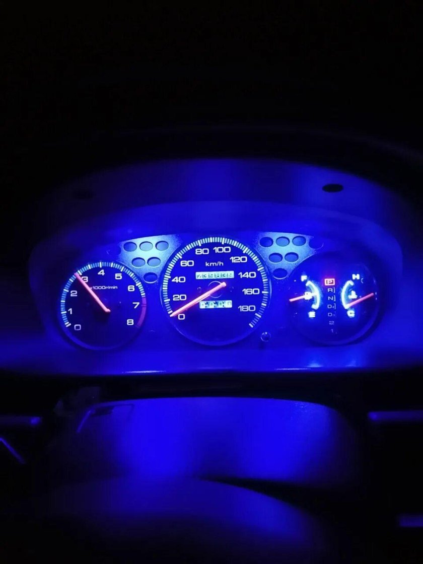 Пересвет приборки Honda CRV rd1