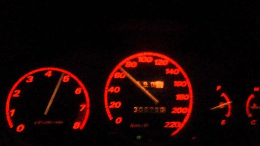 Пересвет приборной панели CRV rd1