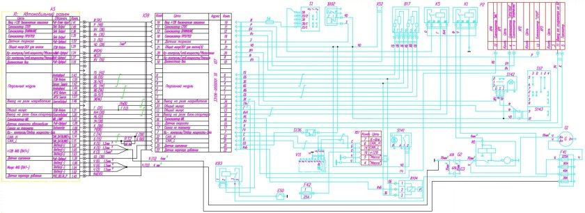 Электросхема ГАЗ 33104 Валдай евро 2 д 245