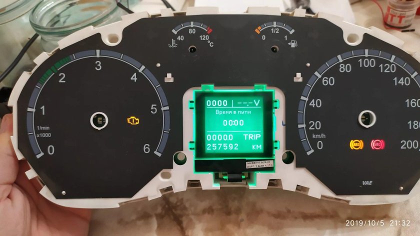 Комбинация приборов Газель next