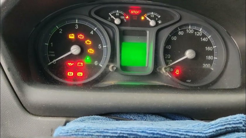 Лампа чек Газель Некст 2012