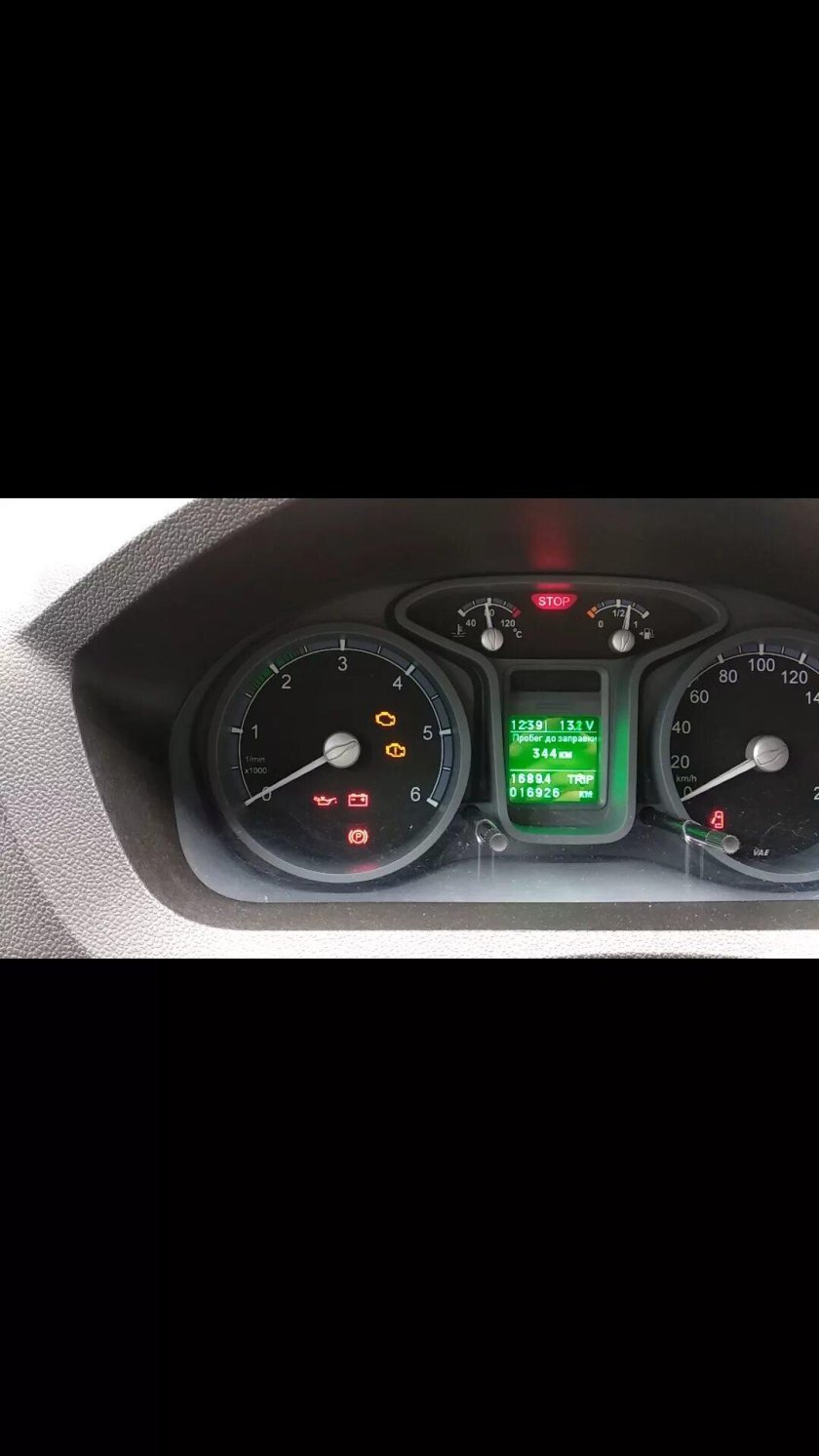 Лампа чек Газель Некст 2012