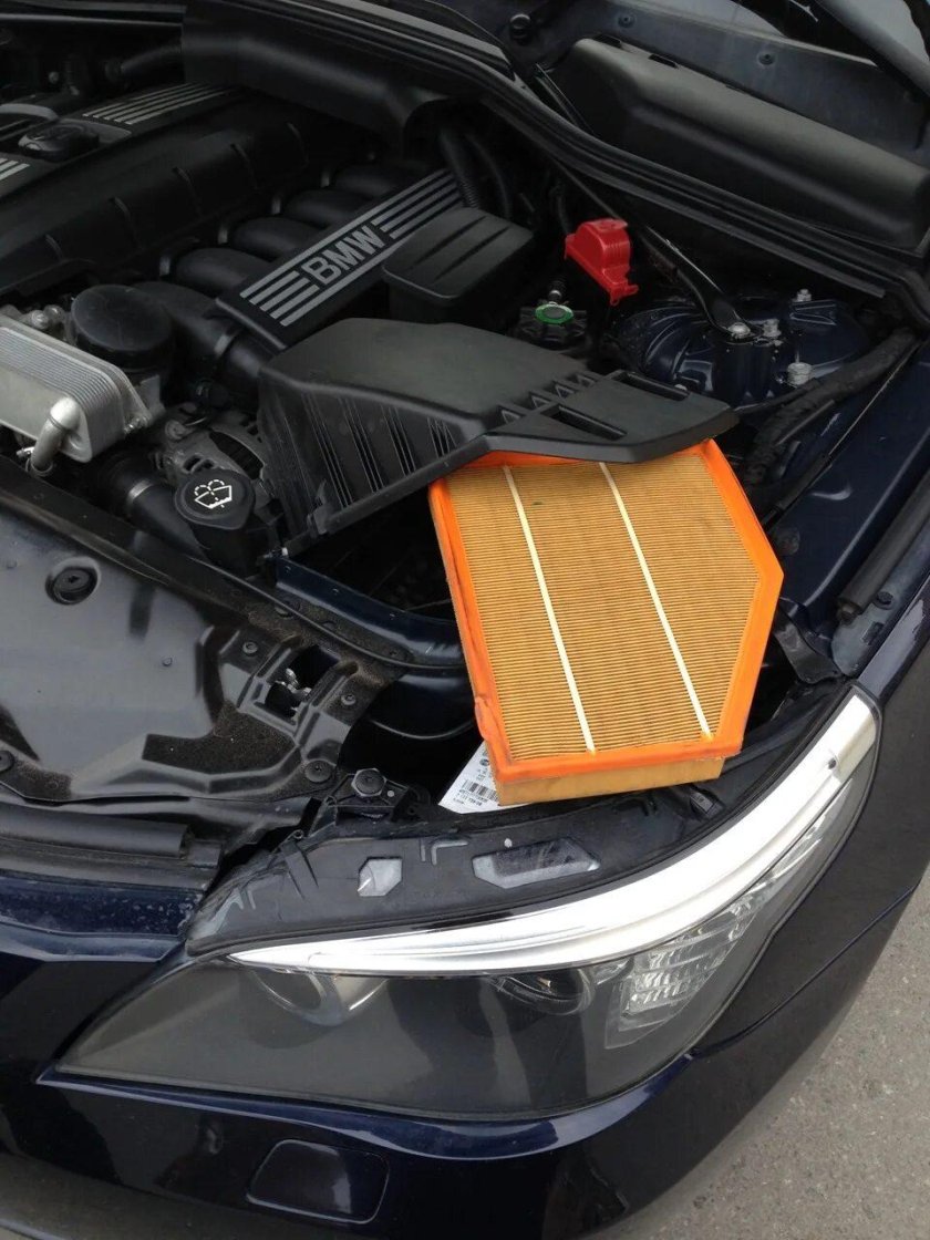 BMW e60 воздушный фильтр