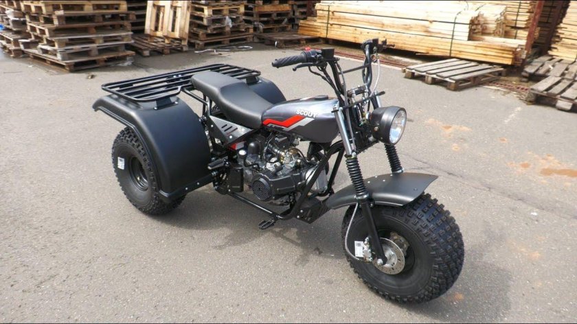 Трицикл скаут сафари 3 тритон