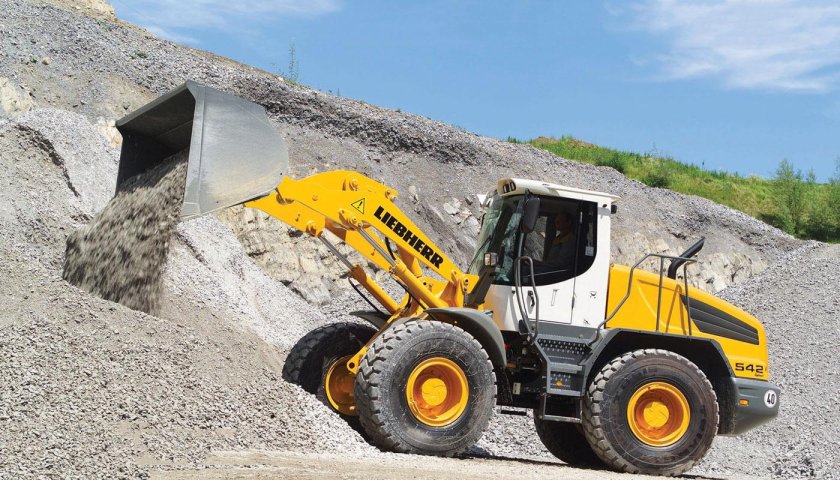 Фронтальный погрузчик Либхер