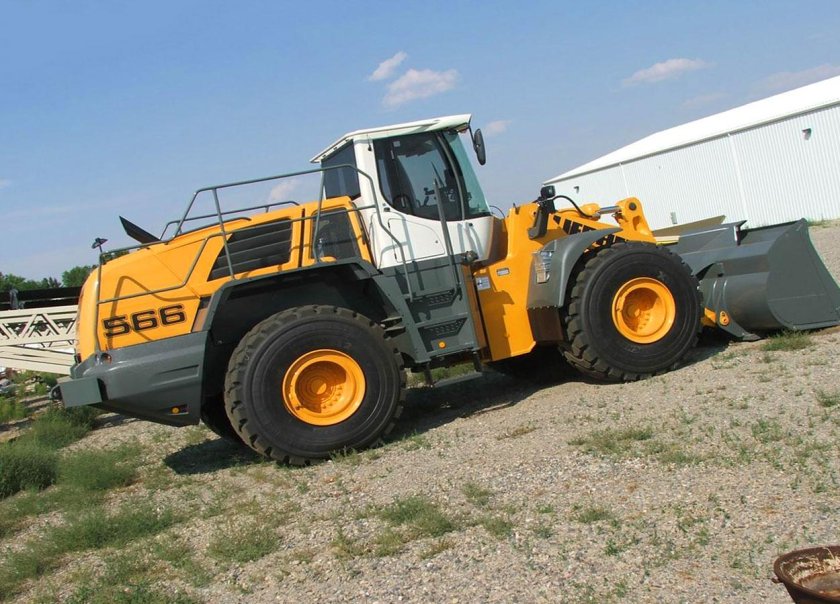 Фронтальный погрузчик Либхер 566