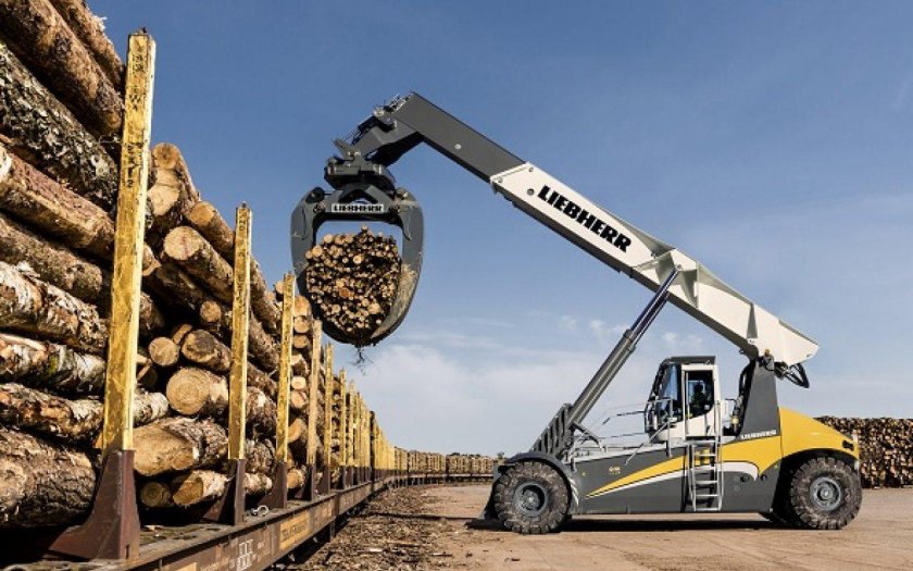 Лесопогрузчик Либхер