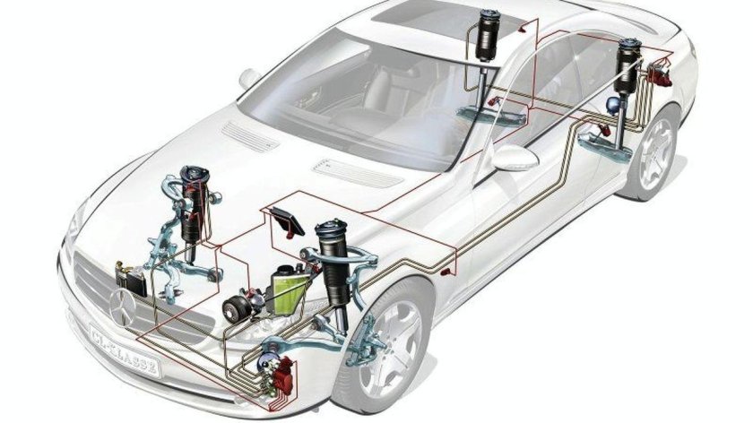 Принцип работы пневматической подвески автомобиля