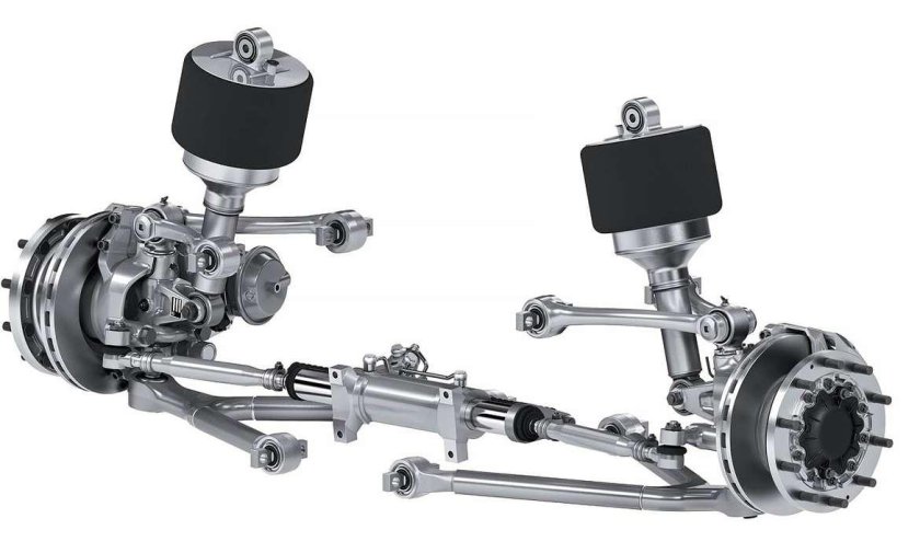 Независимая передняя подвеска тягача Вольво