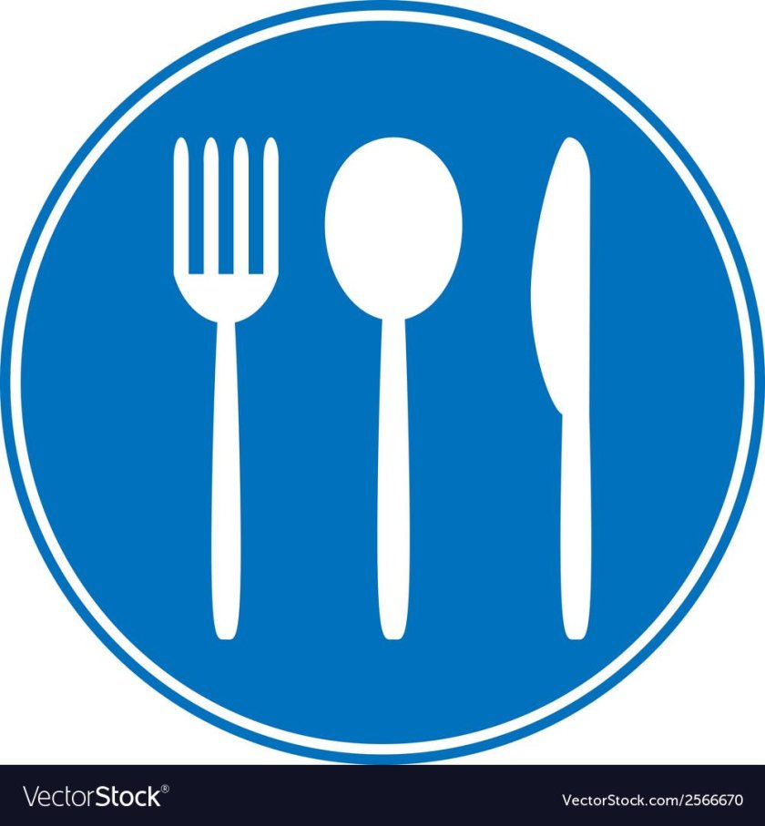 Знак столовой