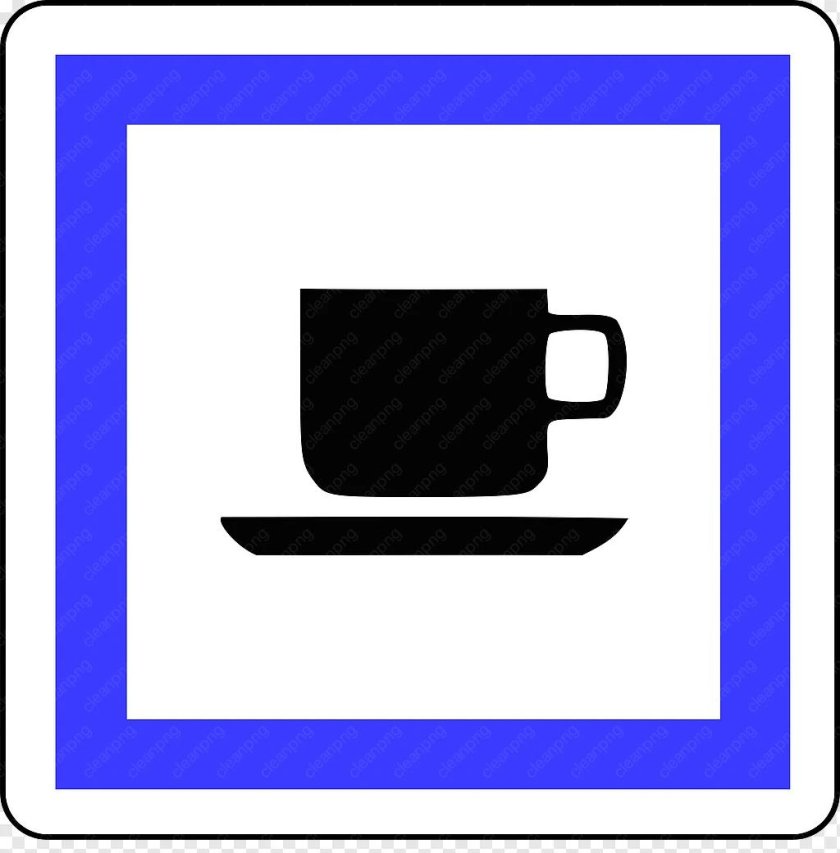 Дорожный знак кафе