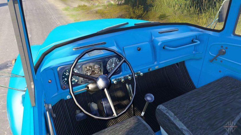 ЗИЛ-130 кабина внутри