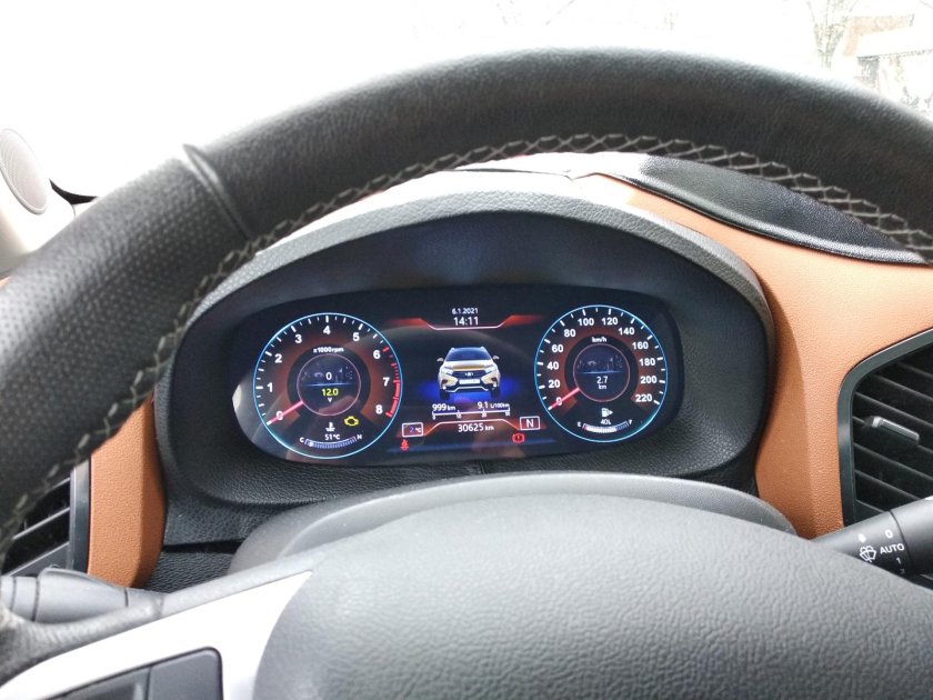 Цифровая панель приборов XRAY Cross