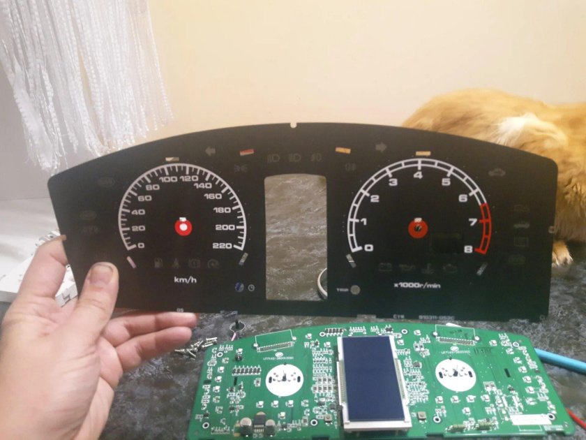 Lifan Solano приборная панель