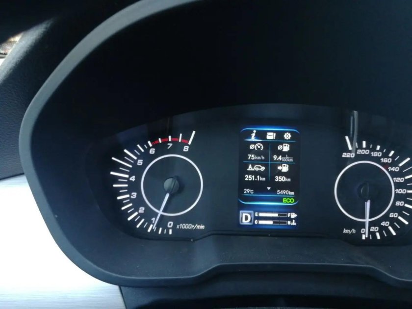 Приборная панель Лифан х70