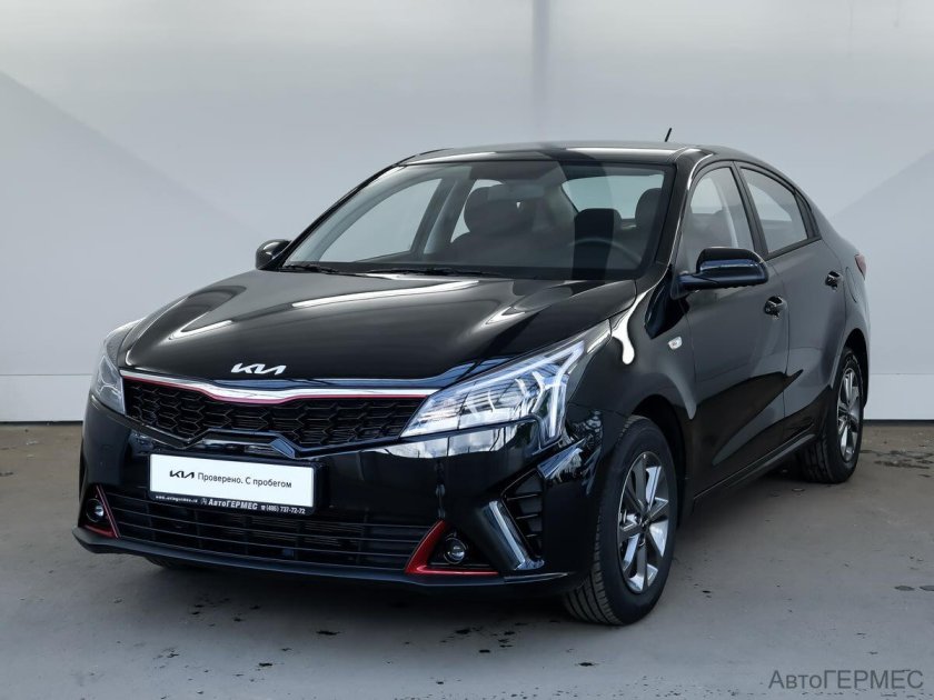 Киа Рио 2022 новый черный