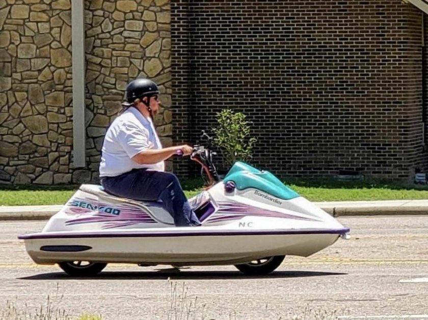 Гидроцикл смешной