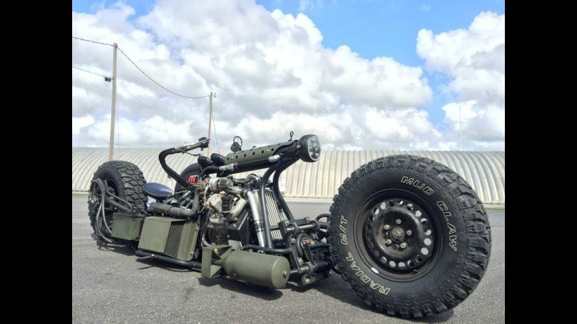 AWD Hydrostatic Diesel Motorcycle