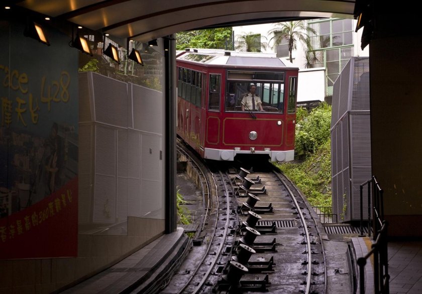 Гонконг фуникулер пик Виктория