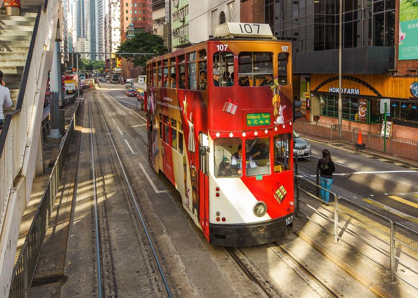 Гонконгский трамвай