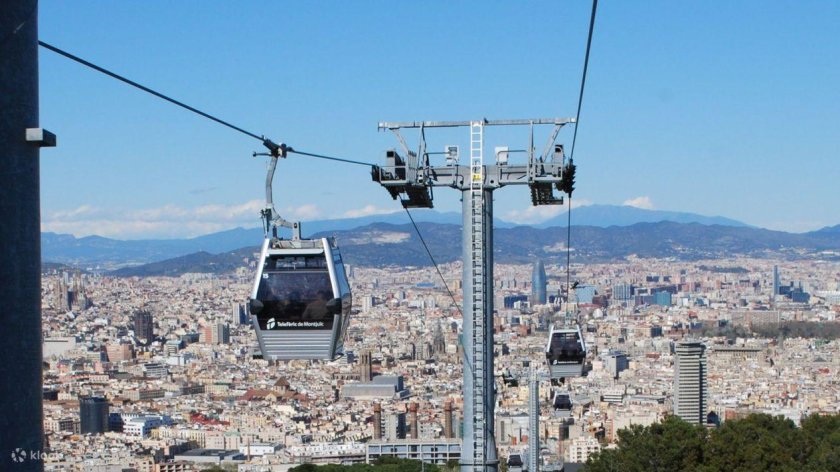 Монжуик канатная дорога