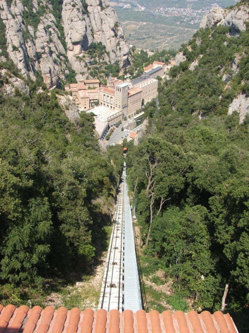 Ступени на горе Монсеррат