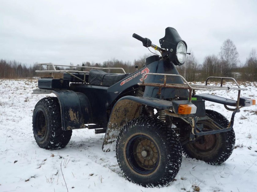 Русский квадроцикл зим 350
