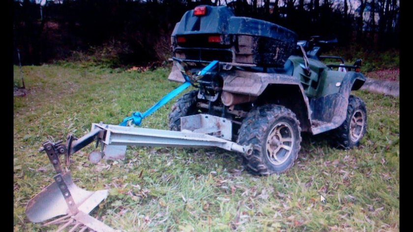 Плуг для квадроцикла стелс 500