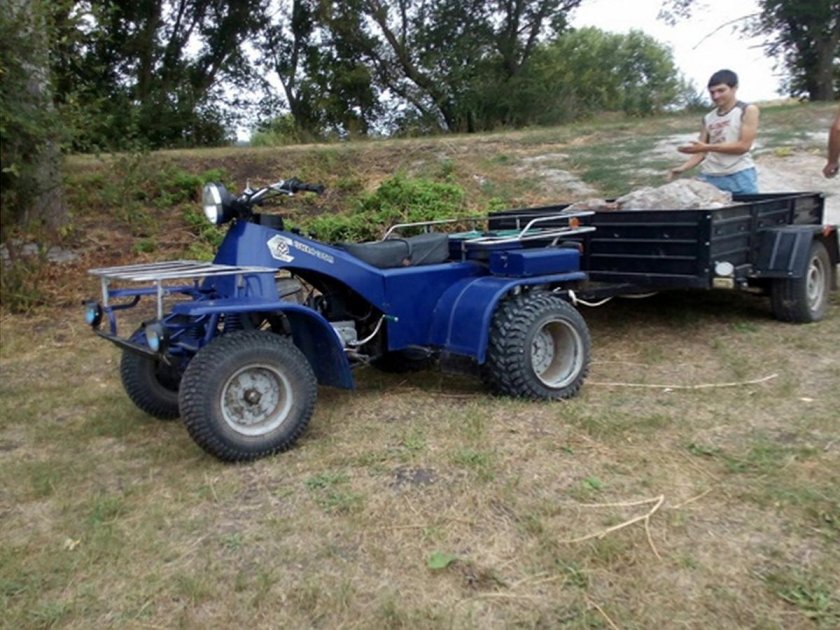 Квадроцикл зим 350