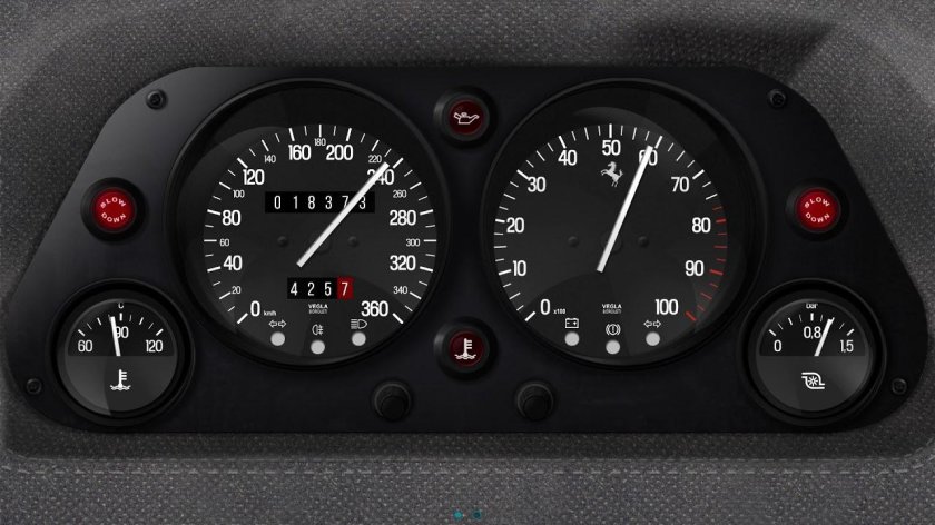 Феррари ф40 приборная панель